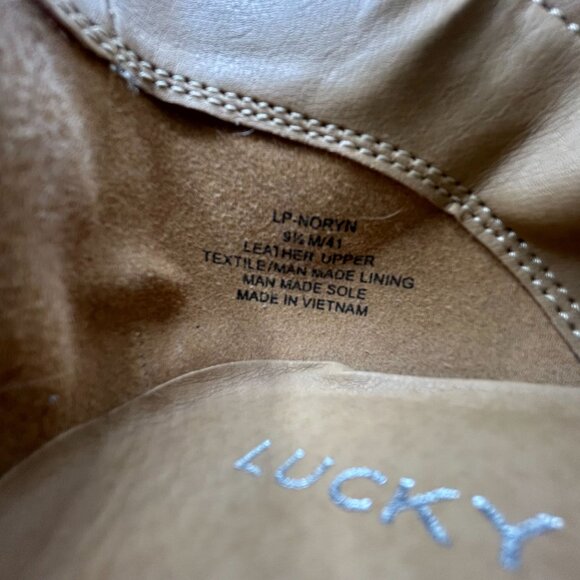 Lucky Brand Noryn Gray Suede Ankle Boots Leather Size 9.5M - Picture 4 of 10